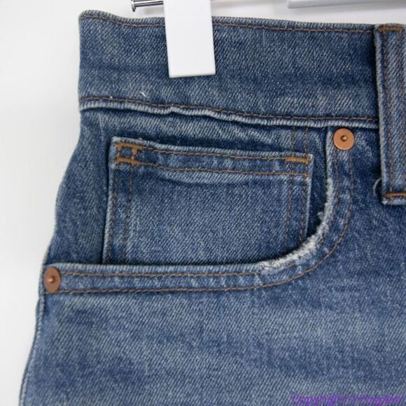 NEW Madewell Perfect Jean Short in Rayburn: Comfort Stretch, 29 - Picture 5 of 15